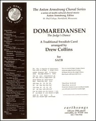 Domaredansen SATB choral sheet music cover Thumbnail